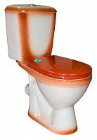 Превью фото Унитаз-компакт Rosa Лира коричневый Вн УнK10 № 1