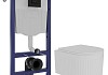 Комплект инсталляция Teymi Rapid SL с кнопкой GROHE черная + унитаз ТОРНАДО Martta Vortex F17599 № 20