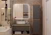 Тумба подвесная для ванной 85 см Teymi Ritta корпус дуб фасад графит T60532 T60532 № 2