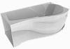 Акриловая ванна асимметричная Alex Baitler ORTA 150x90 L