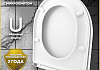 Сиденье для унитаза Teymi S40101 (совместимо T40102; T40110; T40205; T42101; T40115; T40116) быстросъемное, дюропласт, микролифт