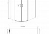 Душевое ограждение Ambassador Queen 11011103R 1200x800x2000 № 8