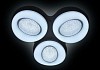 Потолочный светодиодный светильник Ambrella light Orbital Crystal Sand FS1583/3 WH 156W D585*555 № 3
