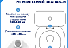 Сиденье для унитаза универсальное Teymi Kuura Okus Slim PP полипропилен S49912 № 9
