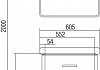 Тумба под раковину Акватон Америна 60 чёрная 1A135401AM950 1A135401AM950 № 5