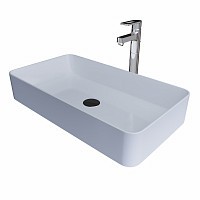 Превью фото Раковина накладная Grossman gr-3031 610x335x110 белая № 1
