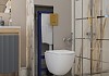 Комплект инсталляция Teymi Rapid SL с кнопкой GROHE золото глянец унитаз ТОРНАДО подвесной безободковый Lina Vortex 3 пок F17813 № 15