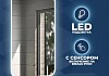 Зеркало настенное с подсветкой в ванную Teymi Solli 50х80 LED сенсор на взмах T20202IR T20202IR № 2