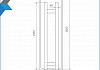 Зеркало напольное с подсветкой в полный рост Teymi Helmi Black Edition 49x165 LED сенсор T20242 T20242 № 9