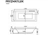 Ванна Excellent Pryzmat Lux 170x80 WAEX.PRL17WH № 5