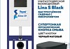 Комплект инсталляция Teymi Aina с кнопкой черной матовой  + унитаз Lina S Black F17642