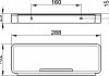 Полка Keuco Plan 14959 хром, белая № 4