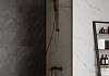 шторка на ванну Teymi Timo S 60х140, тонированное закаленное стекло, профиль черный матовый T00272 № 4