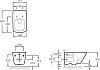 Комплект Унитаз подвесной Jacob Delafon Escale E1306 + Система инсталляции для унитазов Grohe Rapid SL 38775001 4 в 1 с кнопкой смыва № 11