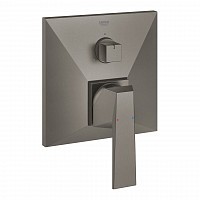 Превью фото Внешняя часть смесителя для ванны Grohe Allure Brilliant с переключателем на 3 положения, темный графит матовый 24099AL0 № 1