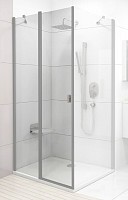 Превью фото Дверь для душевого уголка Ravak CRV2-90 Transparent, профиль сатин № 1
