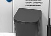 Комплект инсталляция Teymi Rapid SL с кнопкой GROHE золото глянец + унитаз Helmi S Black F17542 № 4