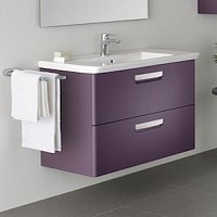Превью фото Тумба с раковиной Roca Gap 80 фиолетовая № 1