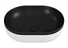 Раковина для ванной накладная Teymi Solli 48 Duo artceramic цвет черно-белый матовый T50388 № 8