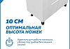 Тумба напольная с раковиной для ванной 80 см Teymi Ревна фасад белый волна раковина Ritta 80 F18313 № 13