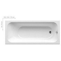 Превью фото Ванна акриловая Ravak Chrome C731000000 № 1