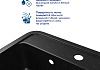 Мойка для кухни 56х50 черная матовая Teymi Aina T120139 № 4