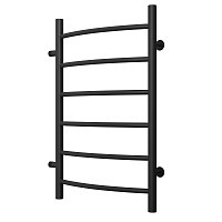 Превью фото Полотенцесушитель водяной Маргроид Лина П6 50х80, боковое подключение 50 черный мат. 4690569194997 № 1