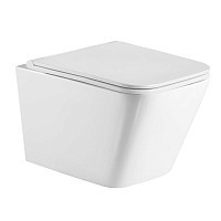 Превью фото Унитаз подвесной Teymi Helmi безободковый, сиденье микролифт T40301 № 1