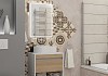 Тумба подвесная для ванной 55 см Teymi Ritta корпус белый фасад дуб T60537 T60537 № 4