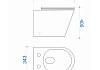Унитаз приставной с бачком скрытого монтажа комплект 6 в 1 Teymi кнопка хром унитаз Helmi HD гигиенический душ хром F12556 № 22
