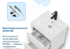 Тумба с раковиной Керама Марацци для ванной 50 см с ящиками Vinga Black белая с черной окантовкой F17447 № 13