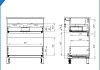 Тумба напольная с раковиной для ванной 70 см Laina белая раковина Ritta 70 F16044 № 11