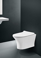 Превью фото Унитаз безободковый Grossman GR-4444S 500x365x340 подвесной с тонкой крышкой № 1