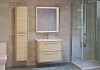 Комплект мебели для ванной Raval Frame 75 дуб сонома, подвесная  № 3