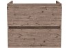 Тумба подвесная с раковиной для ванной 60 см Laina дуб темный раковина Ritta 60 F16038 № 6
