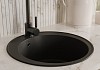 Мойка для кухни D48 круглая черная матовая Teymi Lina Smart T120102 № 4