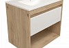 Фасад для тумбы в ванную 70 см Teymi Vitra цвет белый волна T60420 T60420