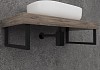 Сифон для раковины в ванную Teymi Helmi черный матовый T140301 № 4