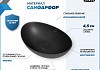 Раковина для ванной накладная Teymi Lori 60 цвет черный матовый T50497 № 2
