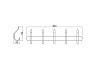 Крючок для полотенец Potato Lux Black, 5 крючков, черный P143-5G № 4