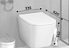 Комплект 3 в 1 инсталляция Grohe Rapid SL + Унитаз подвесной Teymi Helmi Pro Vortex + кнопка хром F17133 № 10