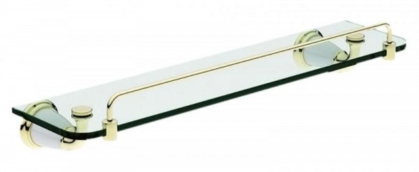 Полка стеклянная подвесная ART&MAX Bianchi золото AM-E-2611-Do