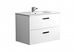 Превью фото Тумба под раковину Roca Victoria Nord 80 белый глянец № 1