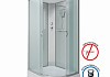 Душевая кабина Niagara Classic 110x80x215 средний поддон, матовое стекло 331844L № 3