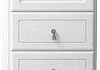 Шкаф-пенал Opadiris Тибет 40 R белый матовый, с бельевой корзиной Z0000012648
