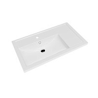 Превью фото Раковина Kirovit Фостер 800 П белая № 1