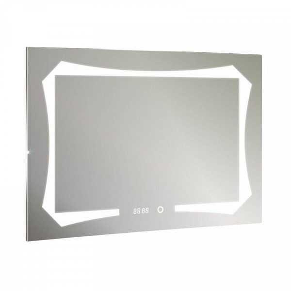 Зеркало Azario OTTO 800x600 сенсор выкл+часы