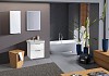Комплект мебели для ванной Dreja Q Plus 55 белая  № 2