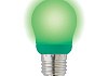 Лампа энергосберегающая (03039) E27 9W Green шар зеленый ESL-G45-9/GREEN/E27