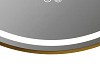 Зеркало настенное с подсветкой в ванную круглое Teymi Lina Supernova Gold D80 LED сенсор антипар T20123 T20123 № 29